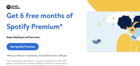 您可以免费获得6个月的SpotifyPremium